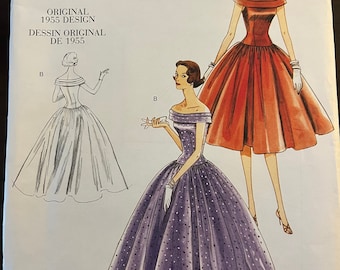 Vogue V1094 1955 Dress Pattern UNCUT size EE (14-20)