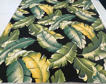 Trendtex Barkcloth Banana Fabric