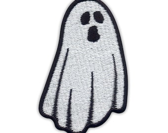 Not That Scary GHOST - Booo! - fosforescerende draden die oplichten in het donker - geborduurde patch / badge - Patchion-patches