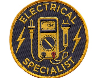 Electrical Specialist - embroidered patch / badge - Patchion Patches