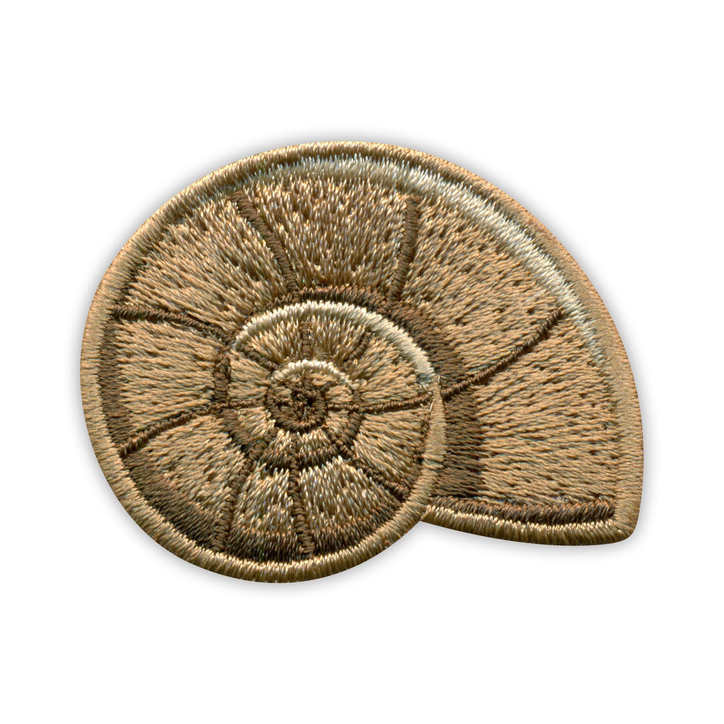 Snail Shell - embroidered patch / badge - Patchion Patches