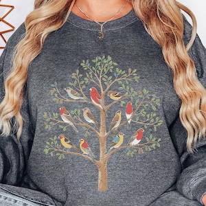 Bird Gift Sweatshirt, Bird Shirt, Bird Watching, Gift Birdwatcher Shirt, Bird Lover Shirt ,Bird Nerd Shirt, Gift for Bird Lover,Bird Species