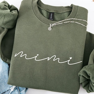 Mimi Sweatshirt, Mimi Gift, Grandma Sweatshirt, Mothers Day, Pregnancy Announcement , New Mimi Sweatshirt, Grandma Tee, New Mimi Gift