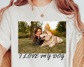 Custom Photo Shirt, Custom Shirt, Custom Picture T-Shirt, Birthday Photo Shirt, Holiday Gift, Family Picture Tee, Custom Photo Gift Shirt