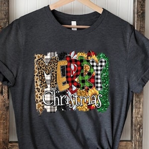 Christmas Shirt, Womens Christmas Shirt, Christmas Shirts for Women, Christmas Women, Merry Christmas Shirt, Merry and Bright Shirt,Xmas Tee