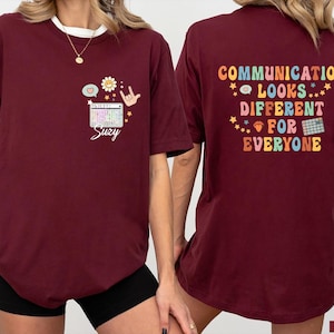AAC SPED Teacher Inclusion Tshirt, Your Words Matter Shirt, Neurodiversity Bcba Slp OT Teachers Gift,Language Special Education,Words Matter