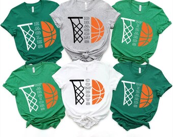 Customized Basketball Shirt, Your Name Basketball Shirt, Personalized Basketball Shirt, Game Day Shirt, Basketball Season, Basketball Lover