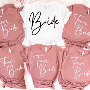 Bachelorette Party Shirts, Bride Team Bride Shirt, Bride Tshirt, Wedding Tee, Bridal Party Gift, Team Bride Tees, Bridesmaid Proposal Gifts