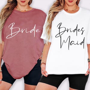 Bridesmaids Shirt, Bridesmaid Custom Tshirts, Wedding Custom Shirts, Maid Of Honor Shirt, Bridesmaid Gift,Bridal Party Shirts, Bride&#39;s Babes