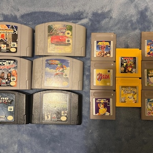 Lot de jeux Gameboy/N64
