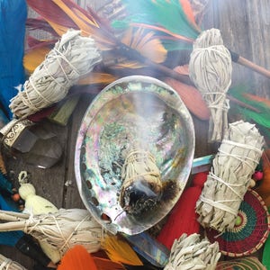 Sage Bundles for Smudging, Meditation, Clearing and Protection Natural White Sage Smudge Sticks, 3 bundles / 1 piece image 1