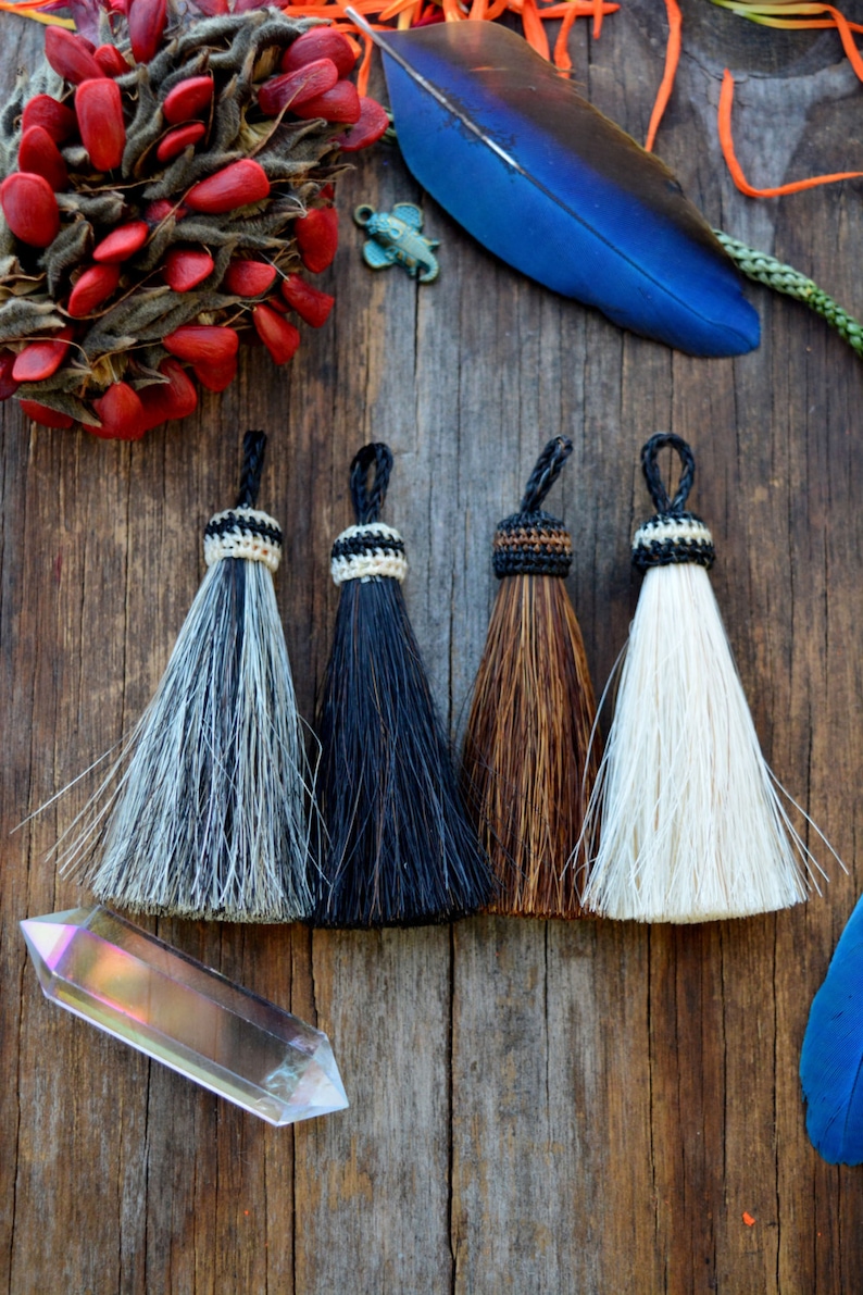 Bold Rustic Horse Hair Tassels 3.5 Handmade Horse Etsy