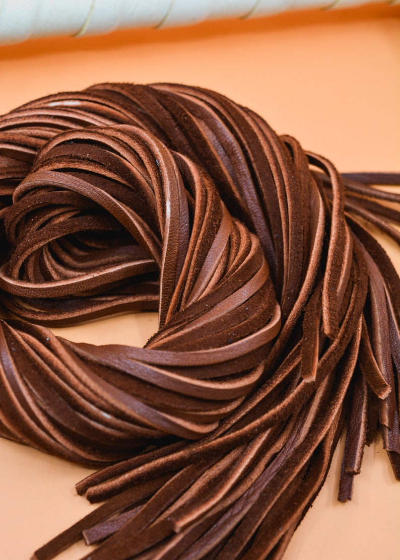Chocolate Brown Deerskin Leather Lace – 3mm x 36 inches | Soft Deer Leather Strap, USA-Made | Jewelry, Fringe, Crafts, Boho and Tribal DIY Supplies