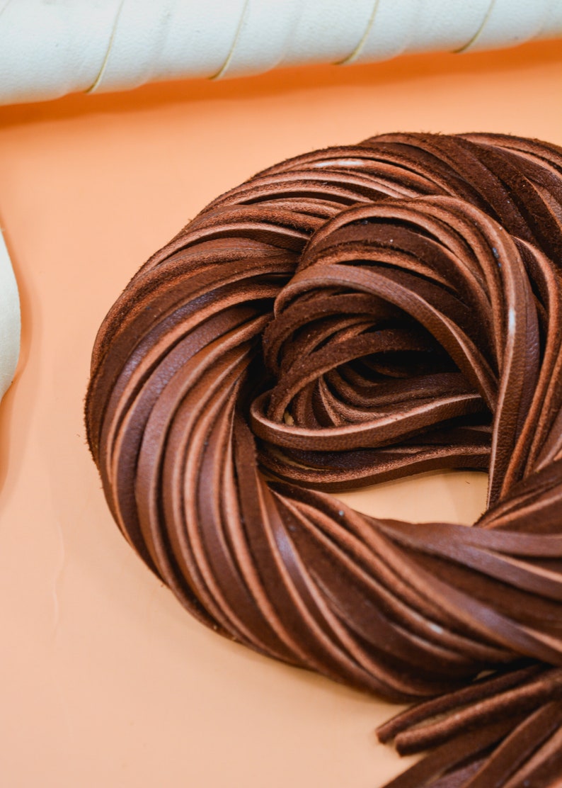 Chocolate Brown Deerskin Leather Lace – 3mm x 36 inches | Soft Deer Leather Strap, USA-Made | Jewelry, Fringe, Crafts, Boho and Tribal DIY Supplies