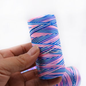 Close-up of Non-Waxed Nylon Thread for Jewelry making