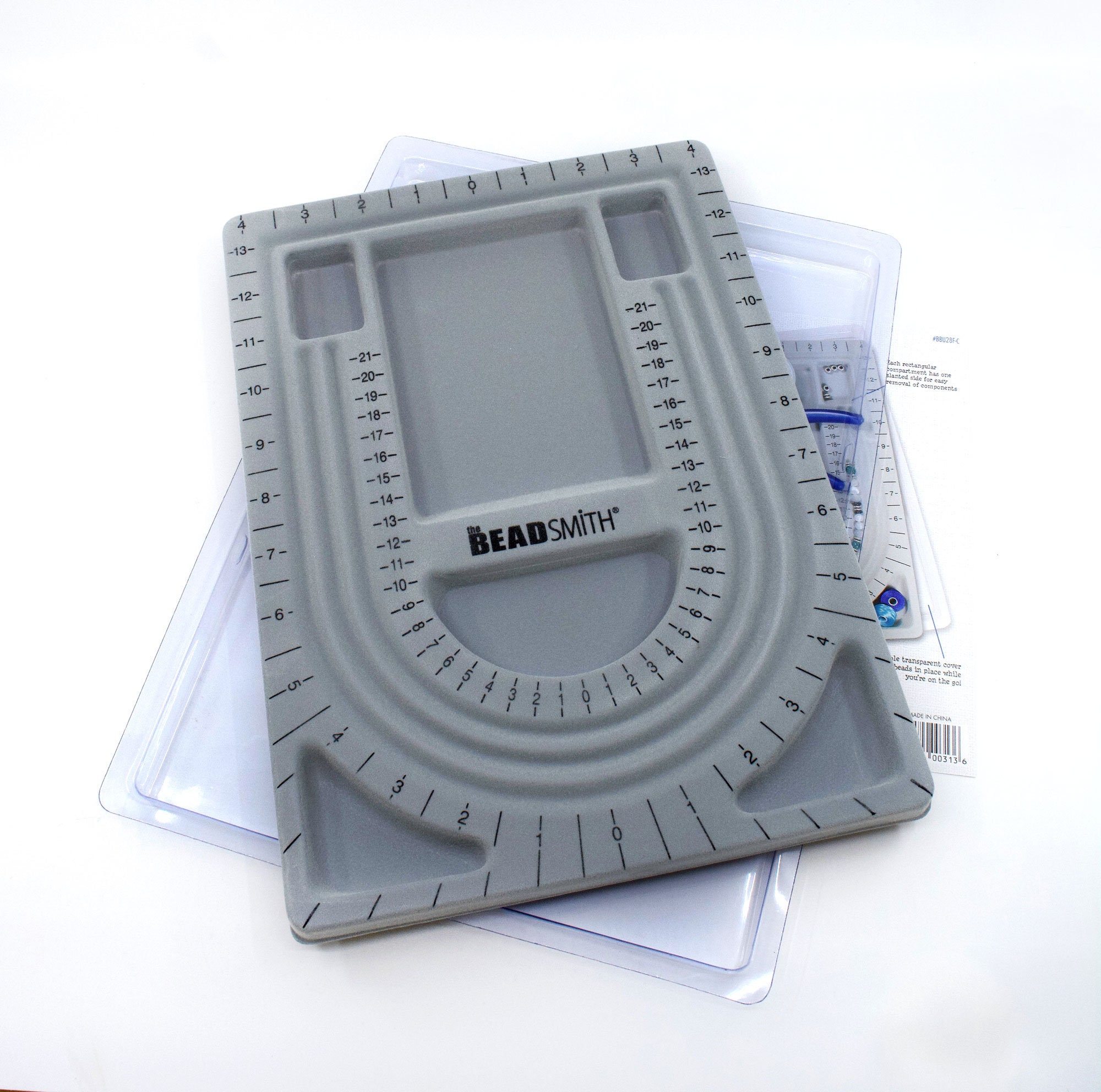 The Beadsmith Bead Design Beading Board Gray Flocked 9x13 Etsy