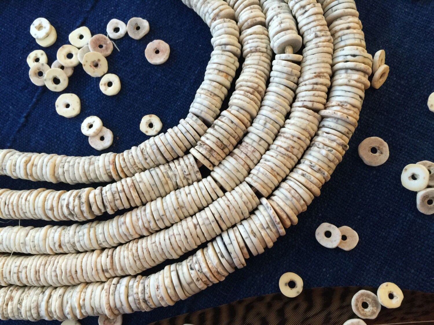 Ostrich Eggshell Beads Natural Cream White Ostrich Egg Shell Etsy