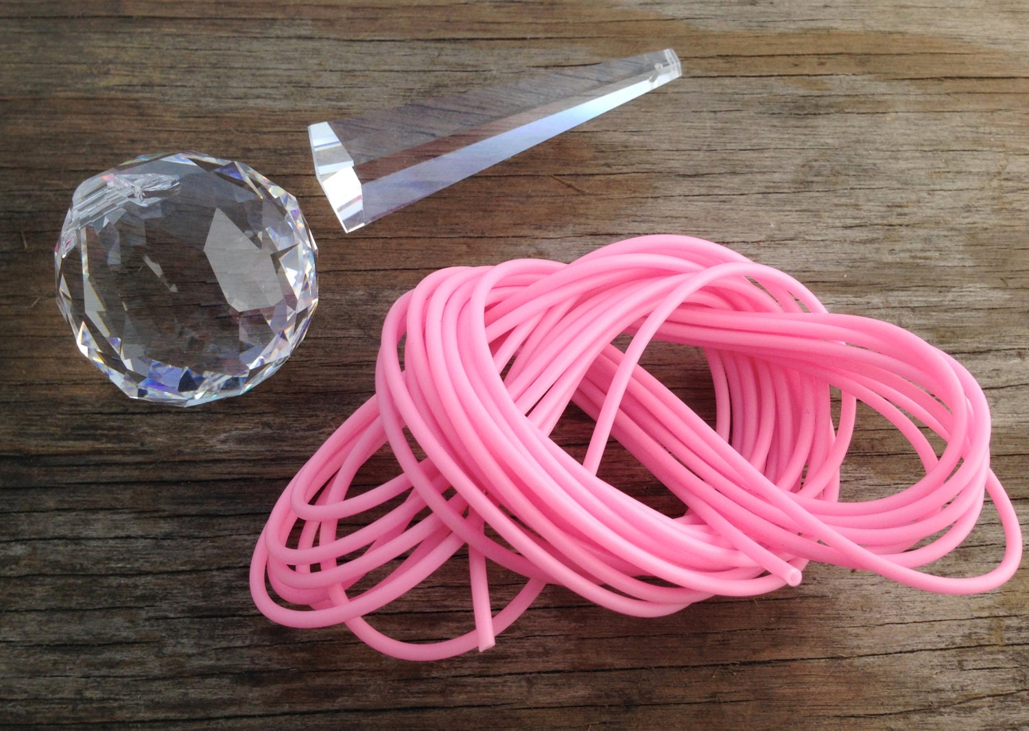 Bubblegum Pink: HOLLOW Rubber Tubing 2mm X 5 Yards / Jewelry - Etsy