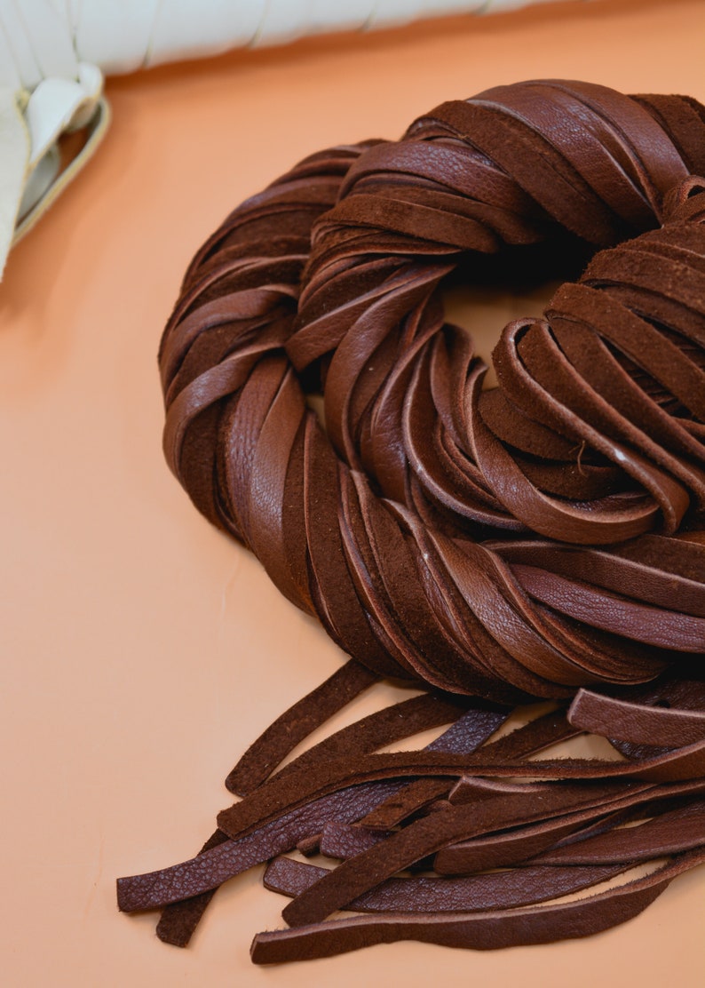 Chocolate Brown Deerskin Leather Lace – 6mm x 72 inches | Soft Deer Leather Strap, USA-Made | Jewelry, Fringe, Crafts, Boho and Tribal DIY Supplies