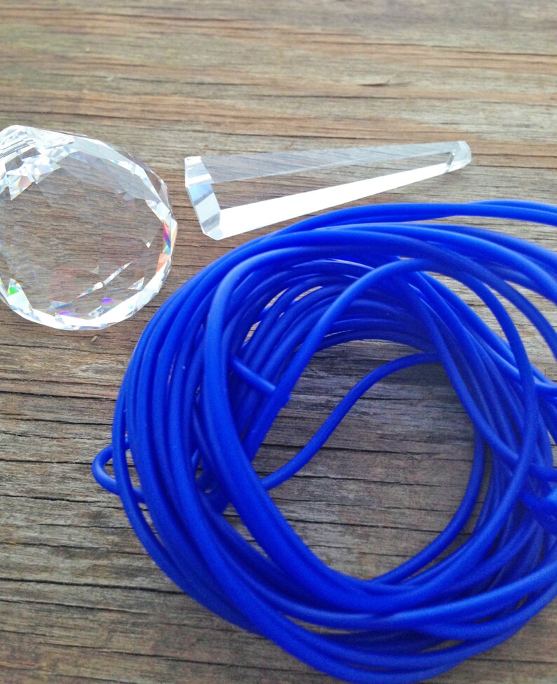 Royal Blue HOLLOW Rubber Tubing 2mm x 5 yards / Jewelry Etsy