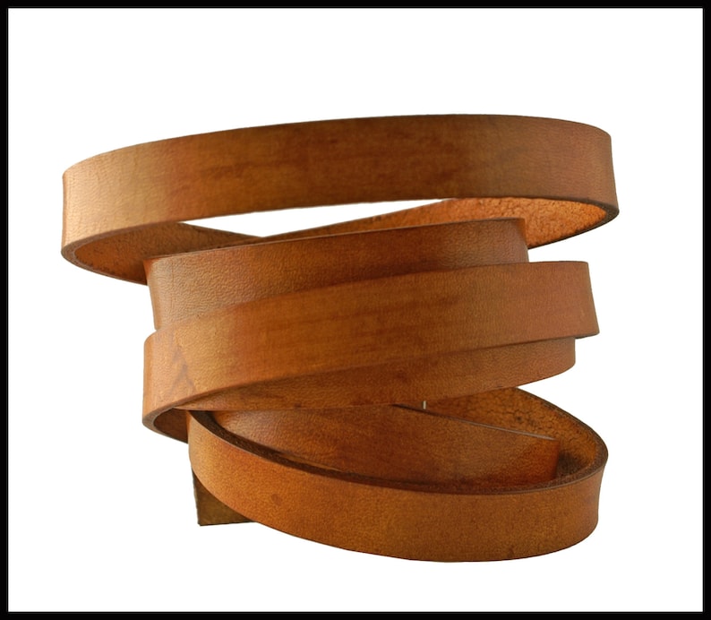 Caramel Leather Strap 16mm Wide Eco Friendly Leather Made in Etsy