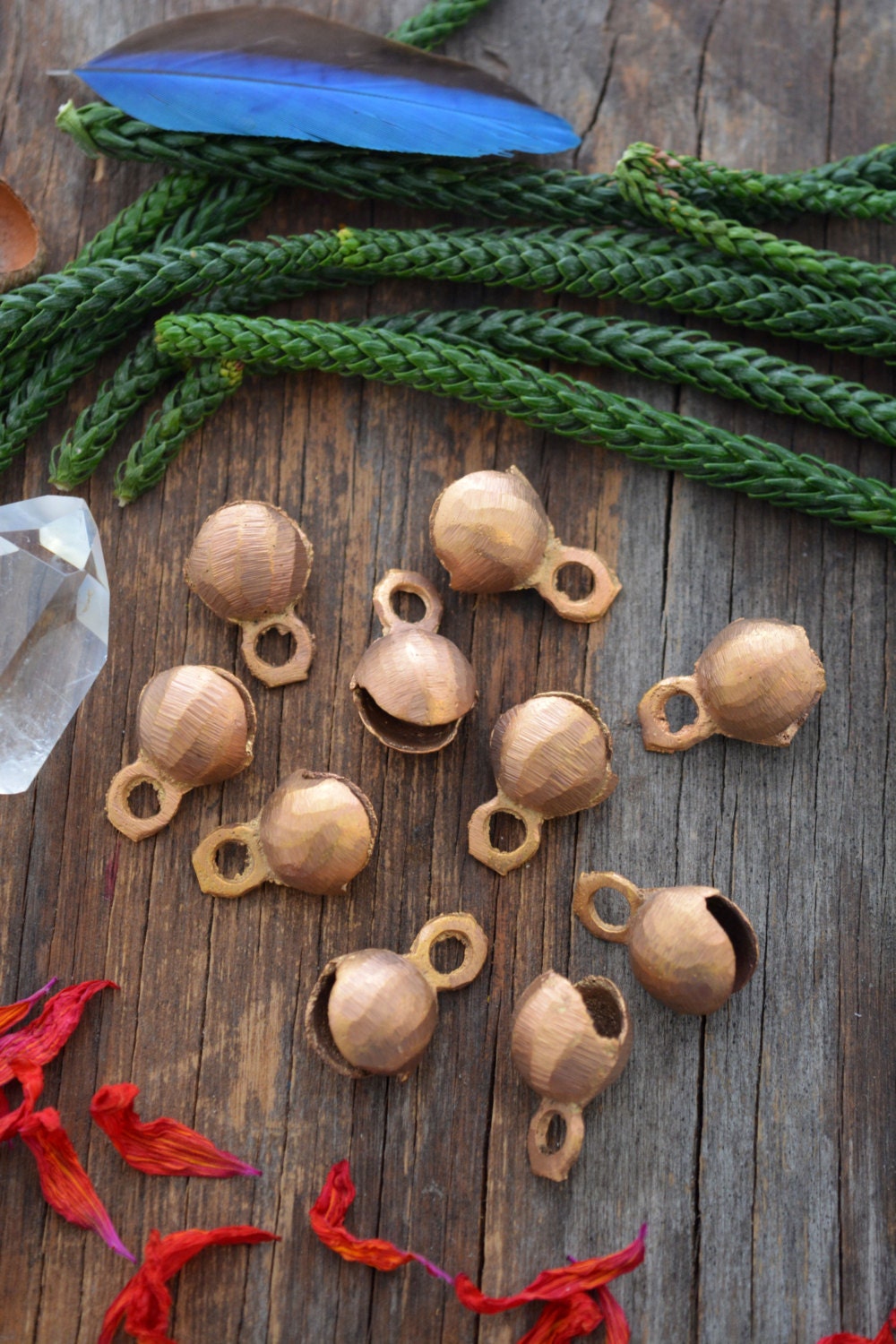 Rustic Bells Copper Jingle Bells 18x27mm 2 Pcs MEDIUM Etsy