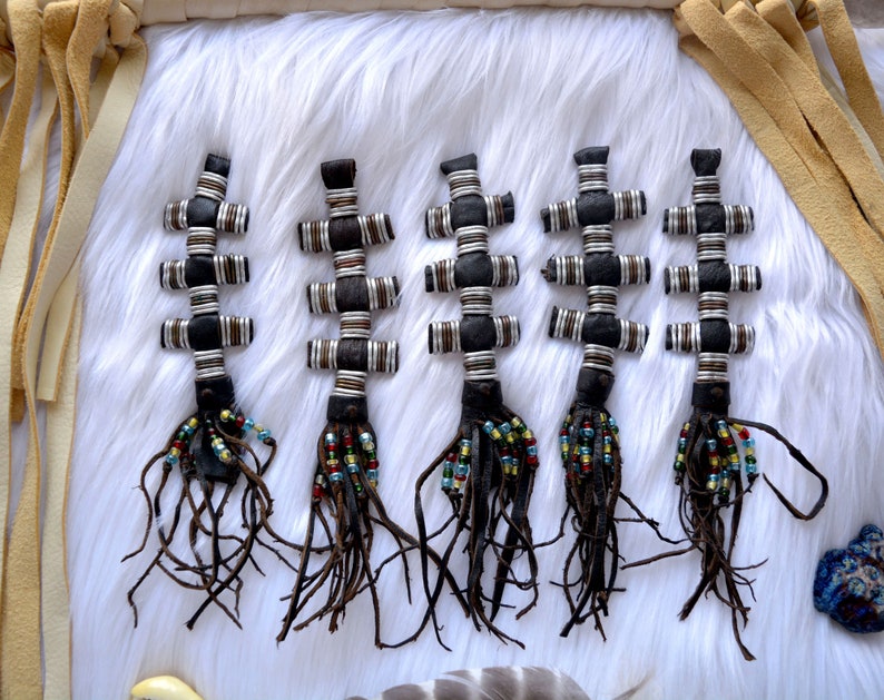 Cross Tuareg Magic: African Tuareg Tassels, 6.5, Single Layers, Tribal Colors, Sold by Each / Tribal Nomad Pendant, Nomadic Jewelry, Decor image 1