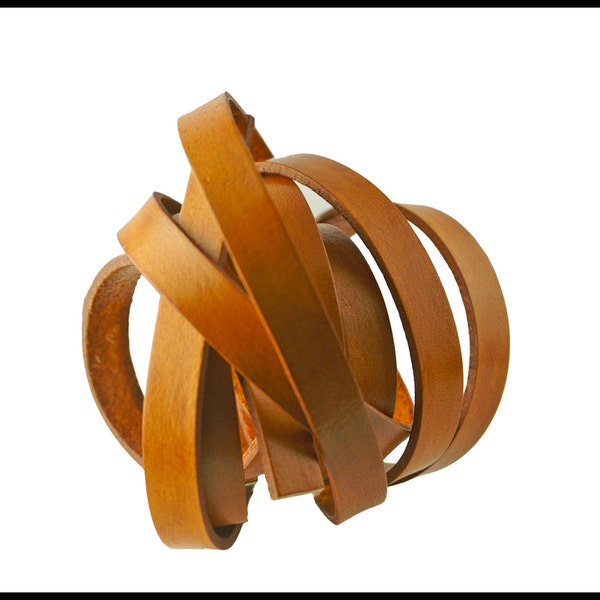 Caramel Leather Strap, 10mm wide, Eco Friendly Leather Made in the USA, sold in 16" increments/Leather Straps, Leather Cord, Leather Jewelry
