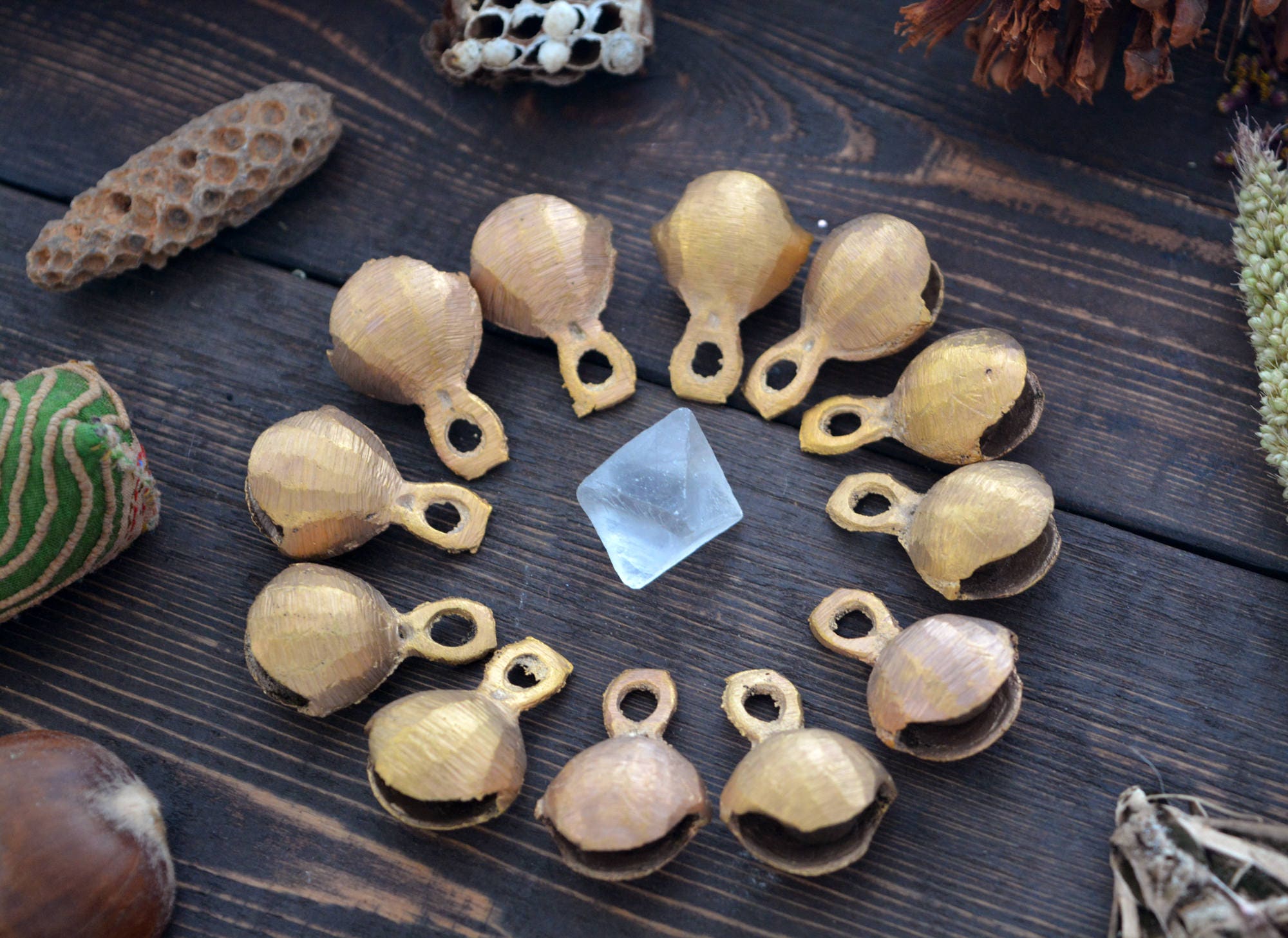 Rustic Bells Large Copper Jingle Bells 22x35mm 2 Pcs / Etsy