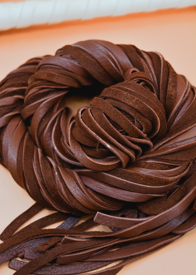 Chocolate Brown Deerskin Leather Lace – 6mm x 72 inches | Soft Deer Leather Strap, USA-Made | Jewelry, Fringe, Crafts, Boho and Tribal DIY Supplies