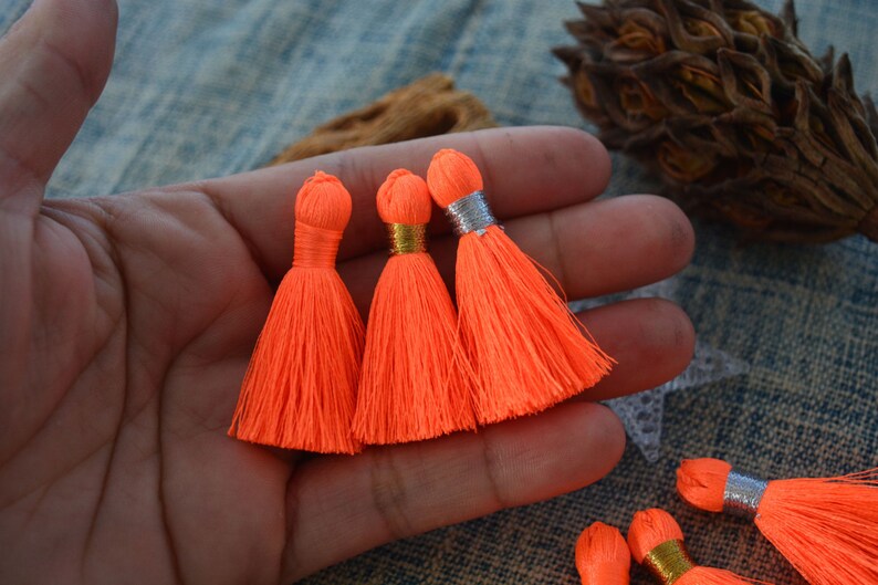 Decorative Tassel- Clementine Orange