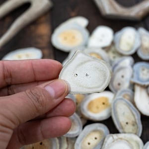 Rustic Natural Deer Antler Button – 1 button, 1-3 plus inches | One-of-a-Kind Antler Button, Naturally Shed Antler Toggle, Natural Buttons for Knitting
