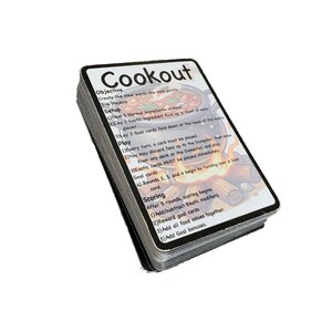 Jogo de cartas para cozinhar - Jogo de culinária para a família, jogo de festa, jogo de mesa, jogo de tabuleiro - Faça o melhor ensopado