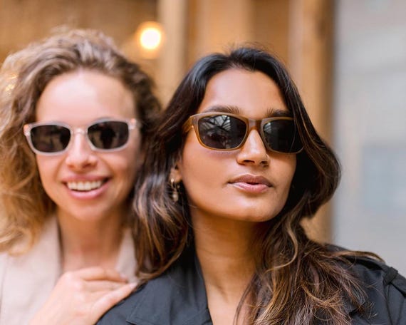 Classic Rectangle Polarised Sunglasses With UV Protection  display picture 1