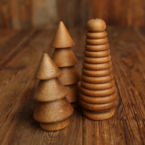 Rustic Wooden Tree Set – Set of 3 for Newborn Photography Props