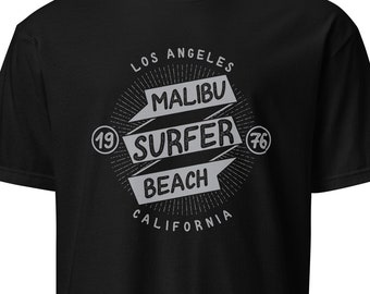 Camisa de surf de playa de Malibú / Camisa de surf de tabla larga / Camisa de surfista con alma / Camisa de surf vintage / Regalo para surfistas