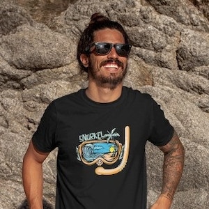 Snorkel Shirt | Diving T-Shirt | Snorkeling Shirt | Gift for Snorkeler | Gift for Diver