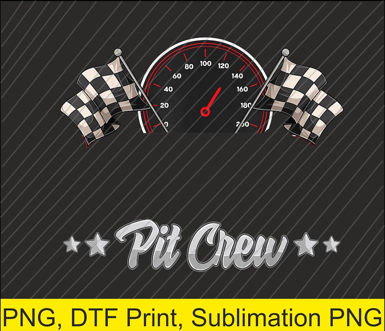 Race Car Birthday Party Racing Family Pit Crew PNG | Digital Download ...