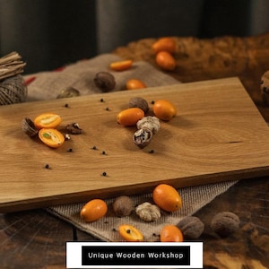 Handcrafted Oak Wood Cutting Board