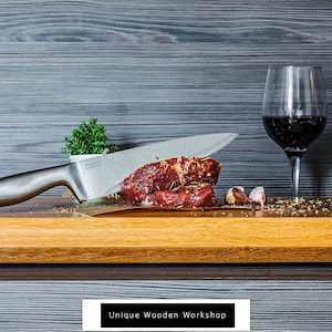 Handcrafted Walnut & Oak Cutting Board for Your Kitchen