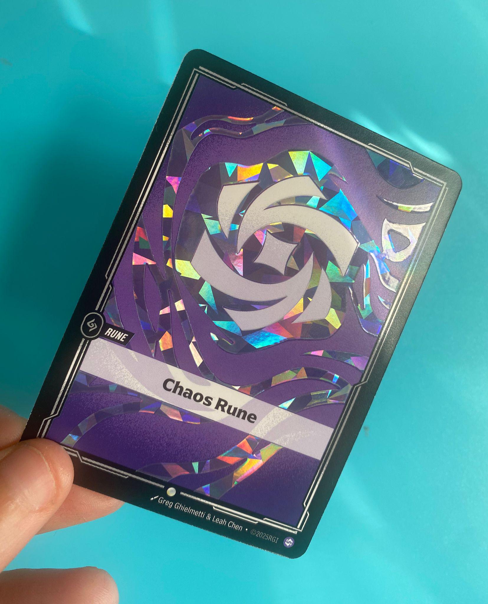 Custom Riftbound TCG Rune Alter Cards – Handmade Holographic Vinyl