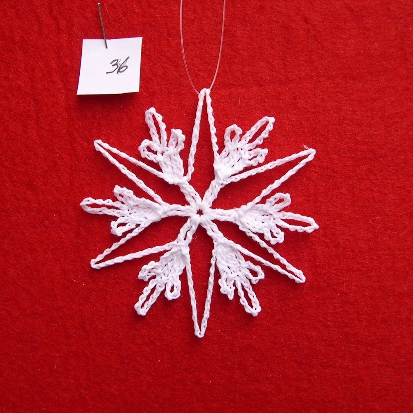 PDF Patterns for 5 Crocheted Snowflakes - Set 8 - Etsy