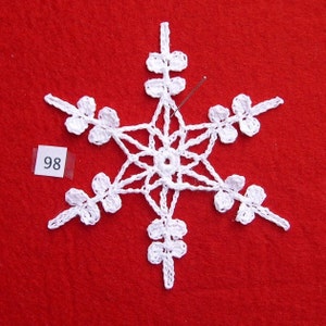 PDF Pattern Set for 5 Crocheted Snowflakes set 20 image 3