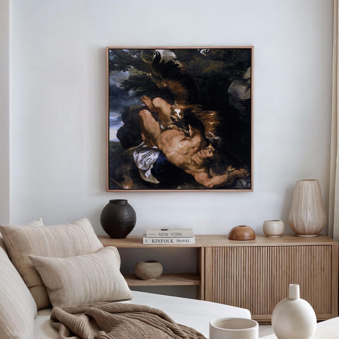 Peter Paul Rubens Prometheus Bound Gallery Wrapped or Framed Giclee ...