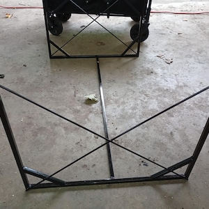 Handmade, Welded Black Coffee Table Base