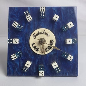 Vintage Las Vegas Dice Clock - Etsy