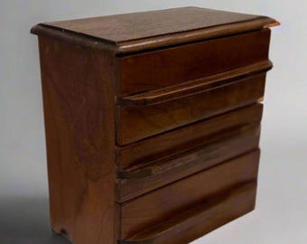 Vintage Thomas Pacconi Museum Series Wooden Jewelry Box With
