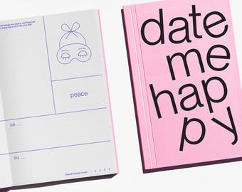 Planificador sin fecha Date Me Happy