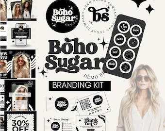Kit de herramientas para marca personal. Editables en canva. Plantillas de publicaciones y feeds de Instagram.
