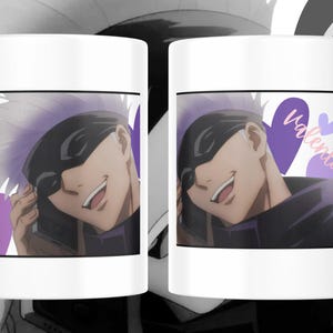 Satoru Gojo mug , Boyfriend mug ,Gojo boyfriend, Valentine’s Day anime gift, jjk mug , Gojo mug, anime mug, 11oz mug